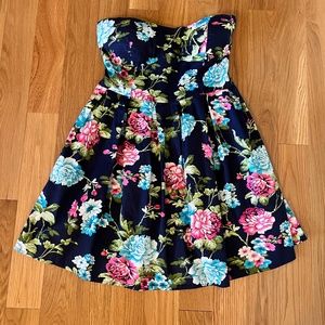 Navy Floral Sundress